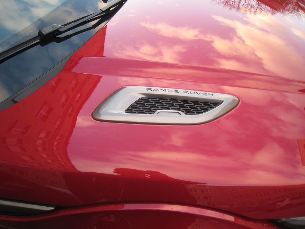 покраска Range Rover Evoque G-car воздуховод
